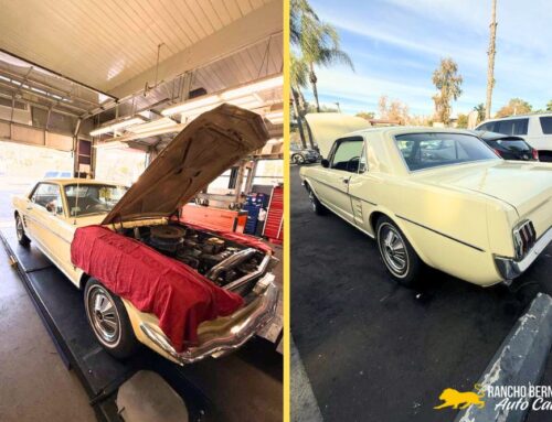 Mechanical Fuel Pump Replacement & Manifold Gasket Repair for a 60s Ford Mustang in Rancho Bernardo, CA