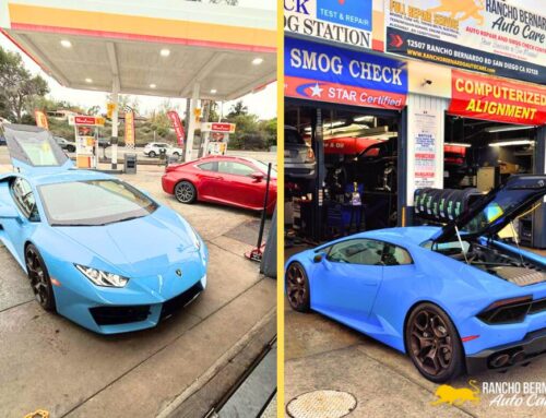 Smog Check for a Lamborghini Huracán in Rancho Bernardo, CA