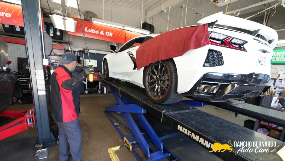 C8 Corvette Oil Change Service in Rancho Bernardo, CA (3)