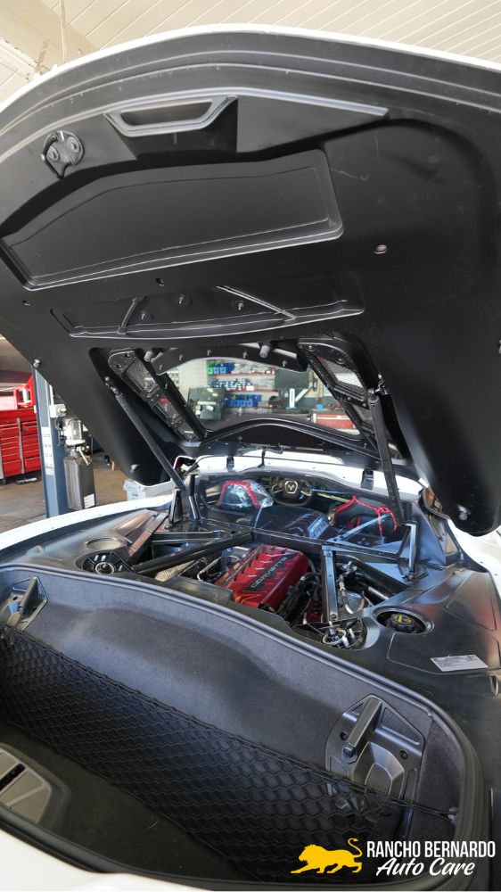 C8 Corvette Oil Change Service in Rancho Bernardo, CA (7)