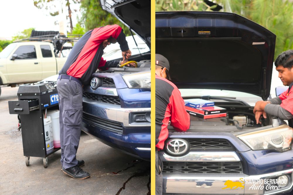 Toyota 4Runner Cooling System Flush in Rancho Bernardo, CA (2)