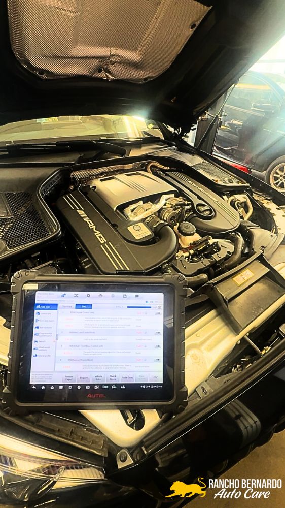 2019 Mercedes-AMG C 63 Check Engine Light Diagnostic in Rancho Bernardo, CA (1)