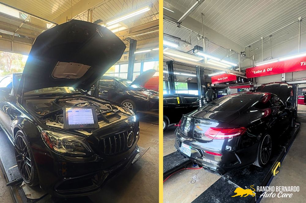 2019 Mercedes-AMG C 63 Check Engine Light Diagnostic in Rancho Bernardo, CA (4)
